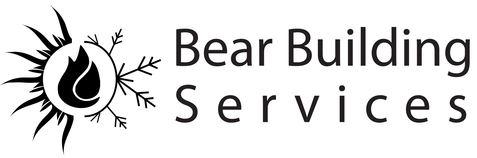 Bear Building Services logo black