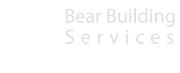 Bear Building Services logo white on transparent